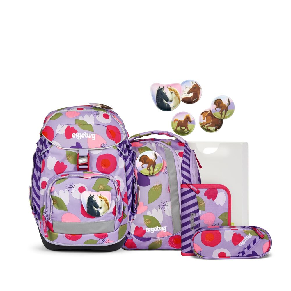 Ergobag Pack Skoletaske Sæt Flower Powbear