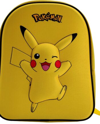 Pokemon Skoletaske Pikachu Gul