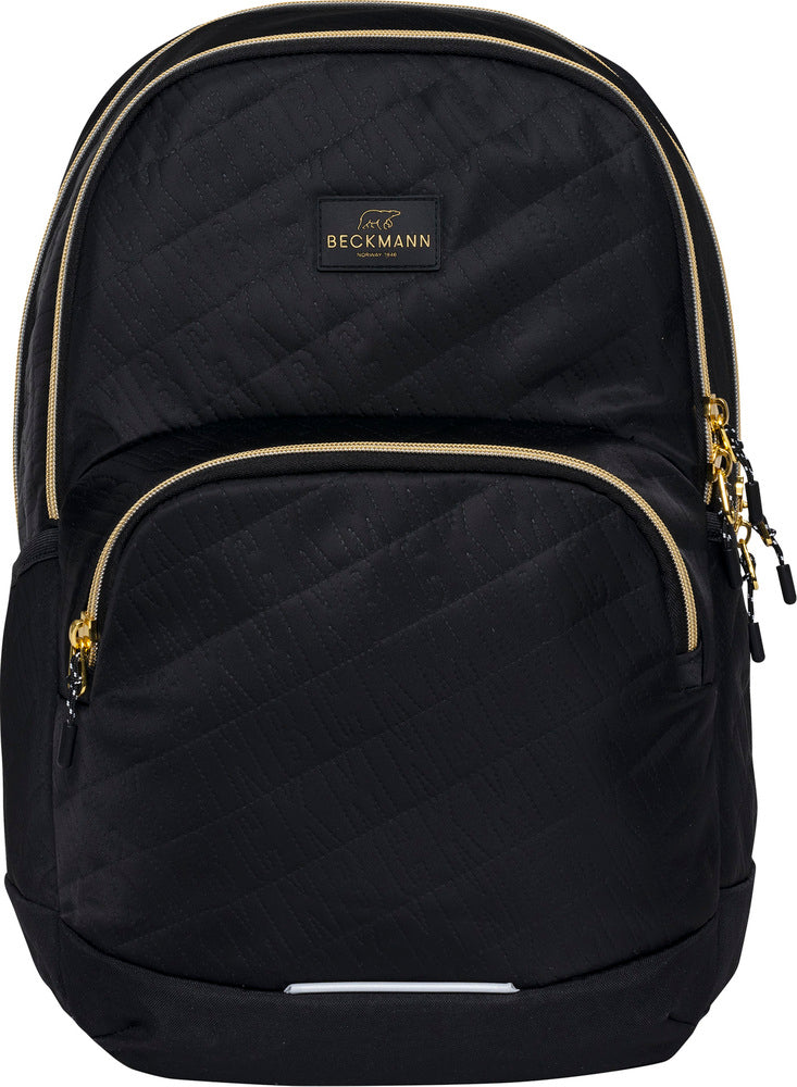 Skoletaske Beckmann Sport Junior Black Gold Liter