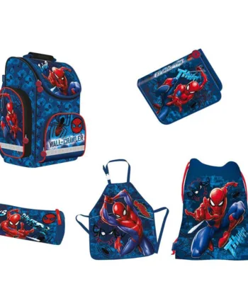 Spiderman Skoletaske Sæt Dele