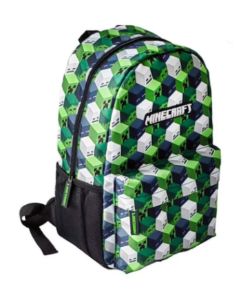 Minecraft Skoletaske Creeper Ender   Skelet