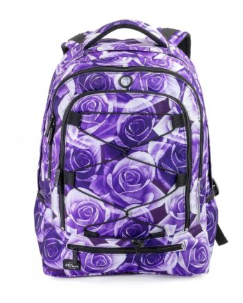 Jeva Survivor Skoletaske Purple Rose