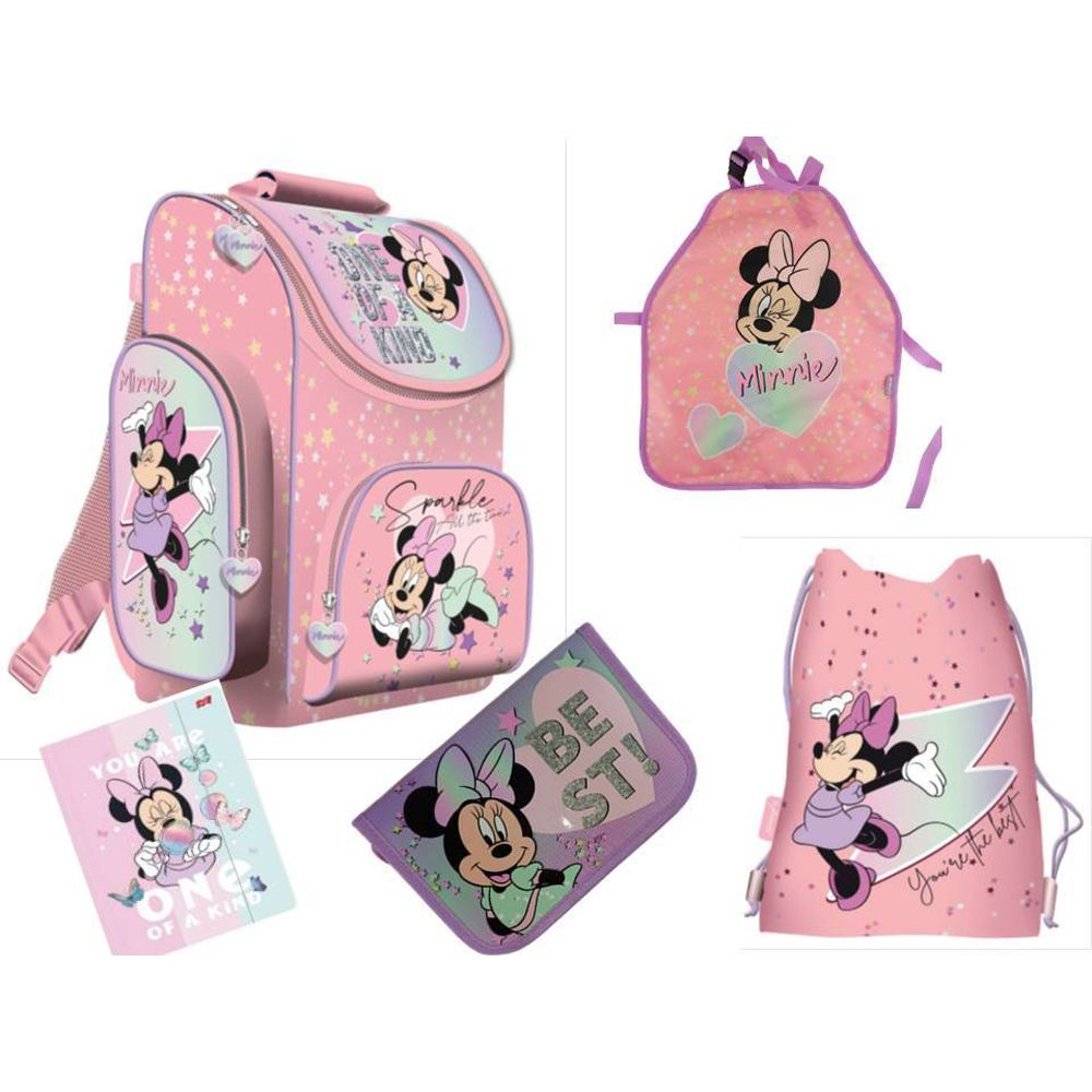 Minnie Mouse Skoletaske Sæt Dele
