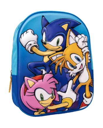 Sonic Skoletaske Til Børn