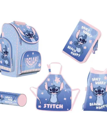 Stitch Skoletaske Med Dele