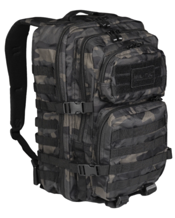 Skoletaske Sort Camo Klasse